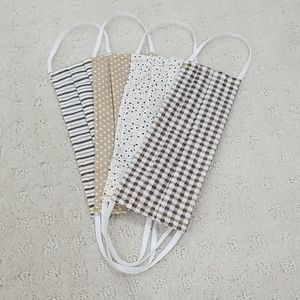 4 FOR $20 HANDMADE cotton fabric face mask